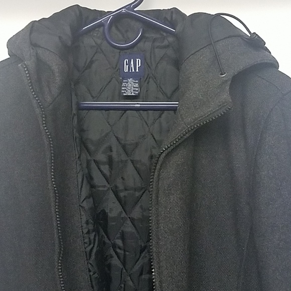 Gap Hooded Zippered Pea coat - Picture 2 of 2